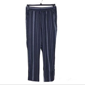 Jessica Simpson Black White Striped Bohemian Cadie Pull On Pants 
Size S